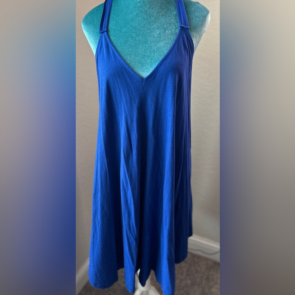 Zara Blue Sleeveless Sundress Size M